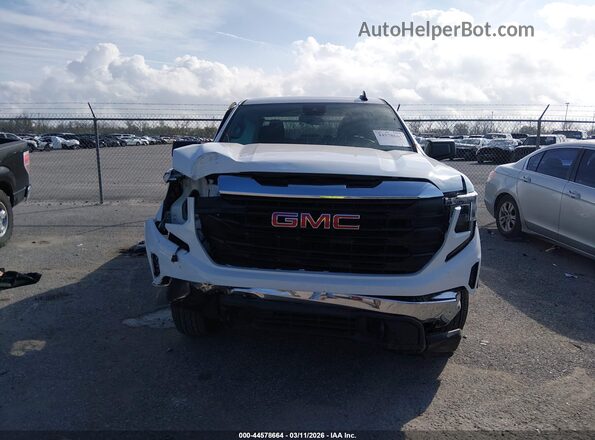 3GTPHAEK1SG328548 2025 GMC SIERRA White ხელსაწყოთა პანელის ხედი