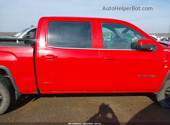 3GTU2MECXJG270131 2018 GMC SIERRA Red სალონის 360-გრადუსიანი ხედი