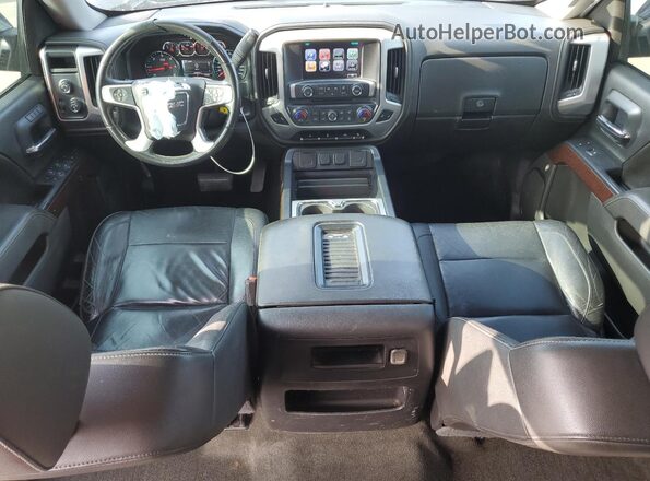 3GTU2NEC8HG337437 2017 GMC SIERRA Черный Вид панели приборов