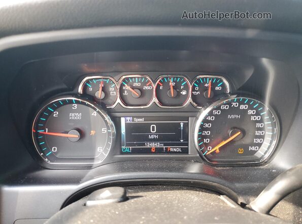3GTU2NEC8HG337437 2017 GMC SIERRA Черный Вид щитка приборов