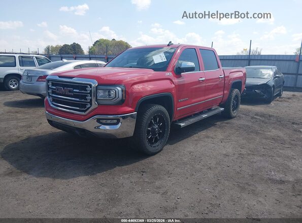 3GTU2NEJ7JG209078 2018 GMC SIERRA Красный Передняя левая четверть