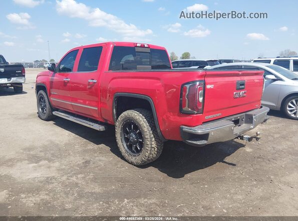 3GTU2NEJ7JG209078 2018 GMC SIERRA Красный Задняя левая четверть