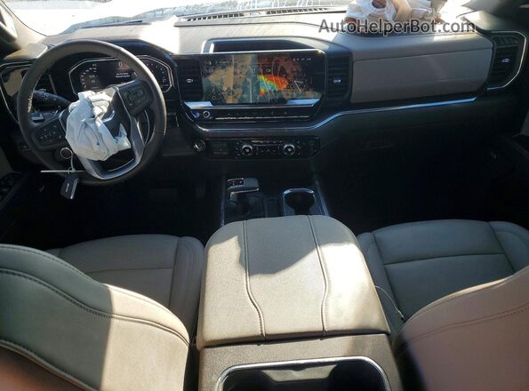 3GTUUDED5RG384665 2024 GMC SIERRA White Widok deski rozdzielczej