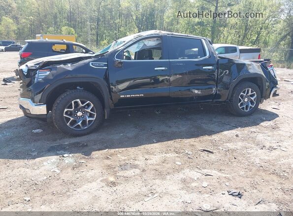 3GTUUDED6TG117820 2026 GMC SIERRA Black წინა მარცხენა ხედი სამი მეოთხედიდან