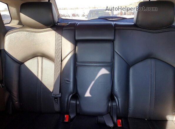 3GYFNBE34GS581106 2016 CADILLAC SRX Silver Rear seats view