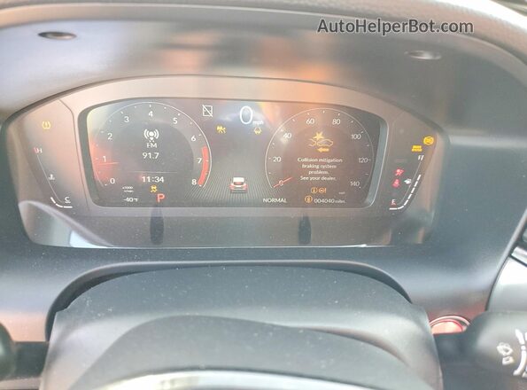 3HDSA1H54SM709265 2025 ACURA ADX Gray Widok zestawu wskaźników