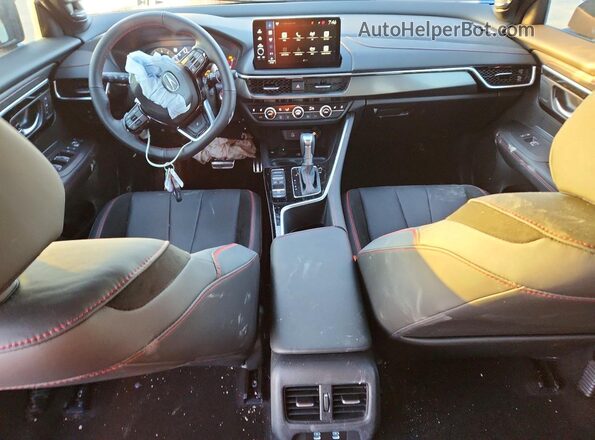 3HDSA1H71SM707412 2025 ACURA ADX Синий Вид панели приборов