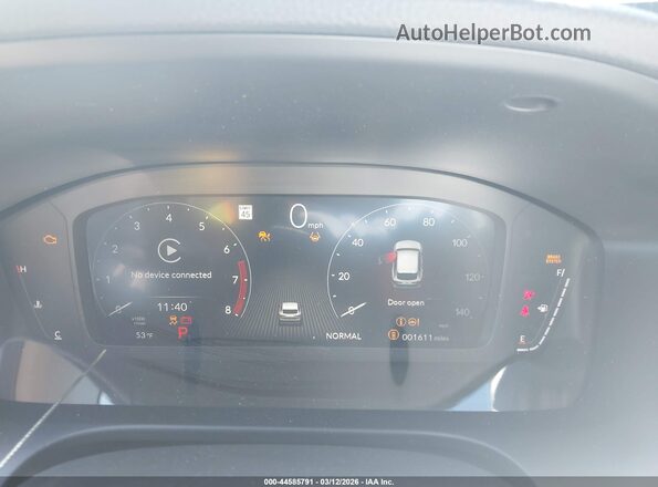 3HDSA2H36SM710664 2025 ACURA ADX Silver Vista de los asientos traseros