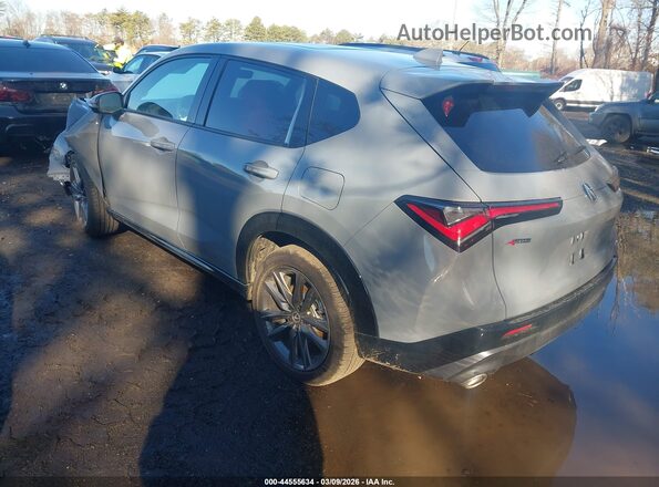 3HDSA2H52SM710873 2025 ACURA ADX Gray Задня ліва чверть