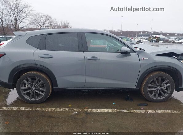 3HDSA2H59SM713236 2025 ACURA ADX Gray Widok wnętrza z tyłu