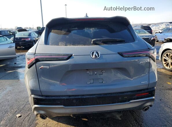 3HDSA2H78SM700897 2025 ACURA ADX Gray უკანა ხედი