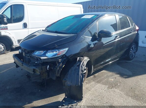 3HGGK5H0XJM728418 2018 HONDA FIT Black Przód lewy