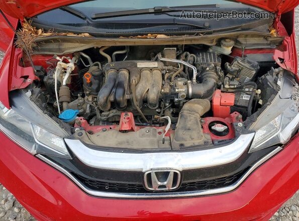 3HGGK5H46LM706356 2020 HONDA FIT Красный Вид задней части салона