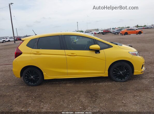 3HGGK5H64JM732940 2018 HONDA FIT Желтый Вид щитка приборов