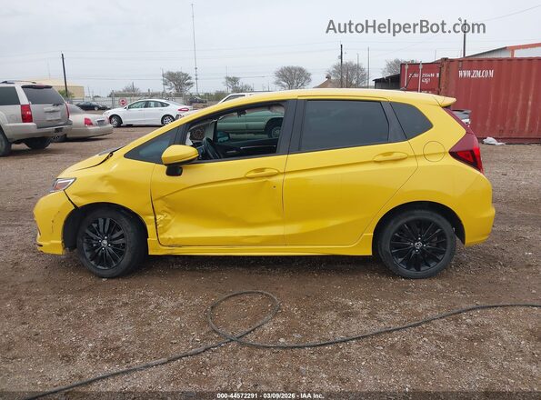 3HGGK5H64JM732940 2018 HONDA FIT Желтый Вид задней части салона