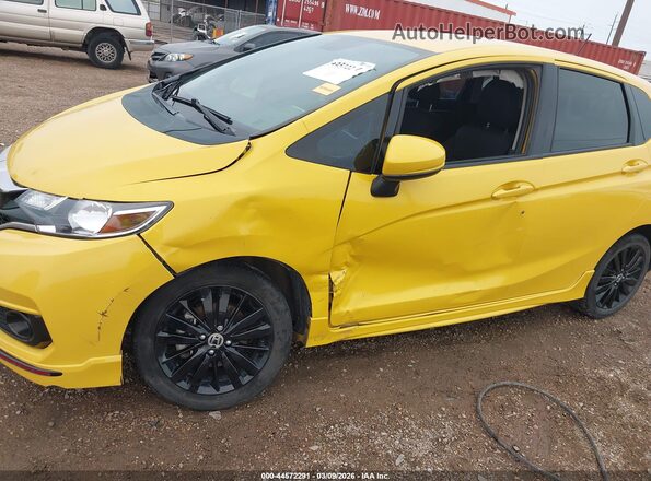 3HGGK5H64JM732940 2018 HONDA FIT Желтый Вид спереди