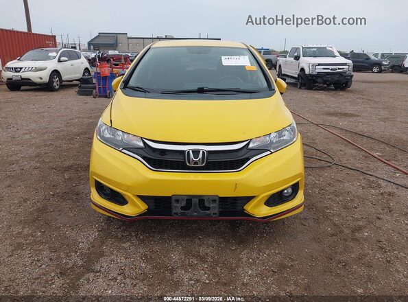 3HGGK5H64JM732940 2018 HONDA FIT Желтый Вид панели приборов