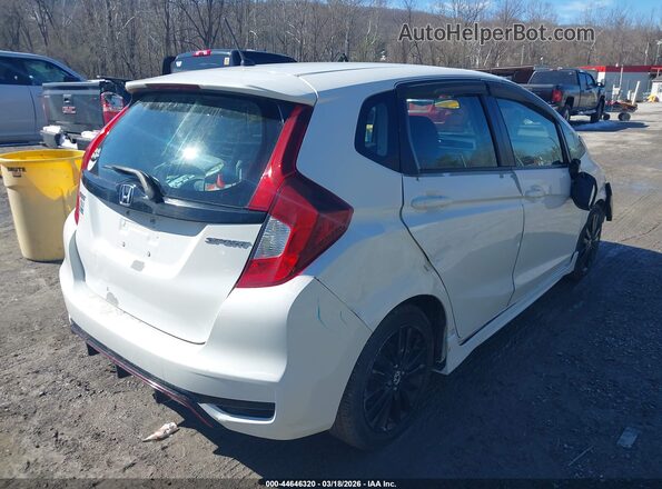 3HGGK5H66JM721017 2018 HONDA FIT Белый Задняя правая четверть