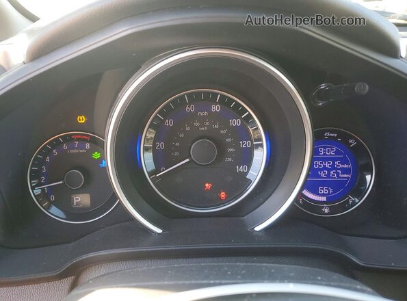 3HGGK5H67LM718985 2020 HONDA FIT Gray Widok zestawu wskaźników