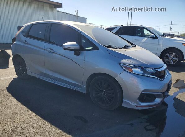 3HGGK5H6XJM702552 2018 HONDA FIT Silver Przód prawy