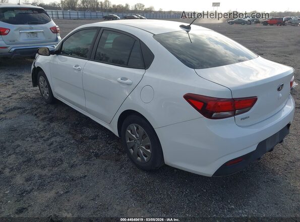 3KPA24AB2KE181733 2019 KIA RIO White Задня ліва чверть