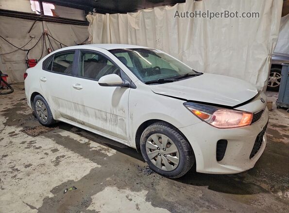 3KPA24AB3JE097337 2018 KIA RIO Белый Передняя правая четверть