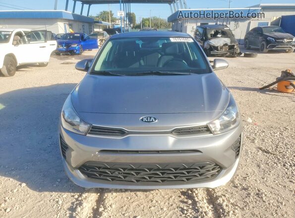3KPA24AD0ME367260 2021 KIA RIO Gray Front view