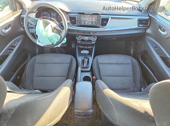 3KPA24AD1LE347629 2020 KIA RIO Gray Առջևի վահանակի տեսք