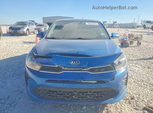 3KPA24AD1ME403246 2021 KIA RIO Blue Vista frontal