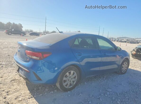 3KPA24AD1ME403246 2021 KIA RIO Blue Trasero derecho