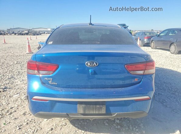 3KPA24AD1ME403246 2021 KIA RIO Blue Vista trasera