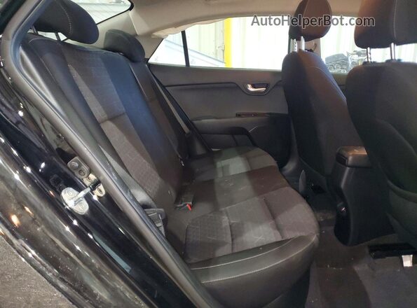 3KPA24AD2ME378356 2021 KIA RIO Black Rear seats view