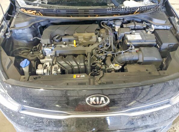 3KPA24AD2ME378356 2021 KIA RIO Black Rear interior view