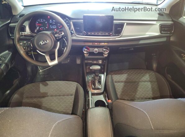 3KPA24AD2ME378356 2021 KIA RIO Black Dashboard view