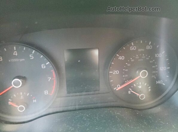 3KPA24AD2ME400596 2021 KIA RIO Black Widok zestawu wskaźników