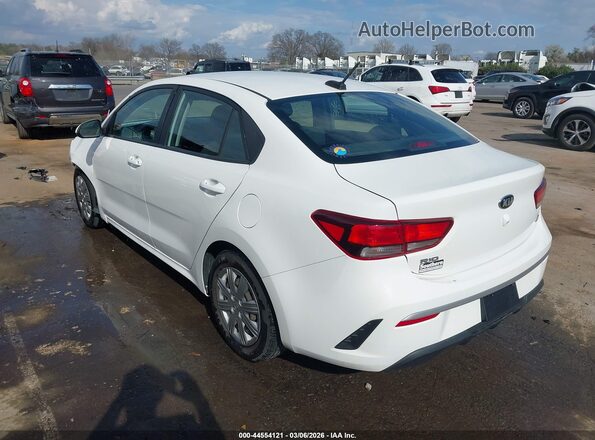 3KPA24AD2ME423845 2021 KIA RIO White უკანა მარცხენა
