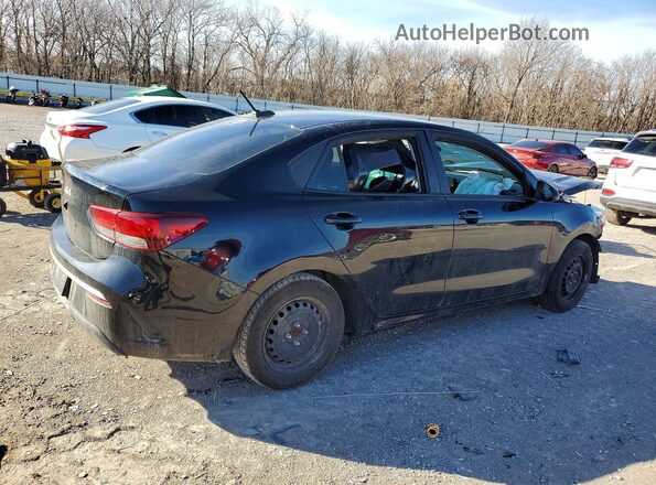 3KPA24AD2NE483979 2022 KIA RIO Black Rear right