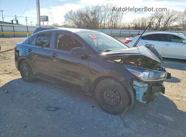3KPA24AD2NE483979 2022 KIA RIO Black Front right