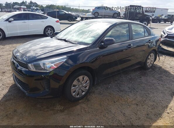 3KPA24AD4LE319548 2020 KIA RIO Black Передня ліва чверть