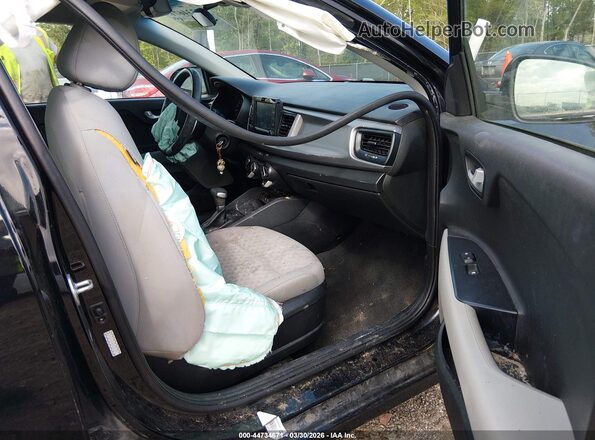 3KPA24AD4LE319548 2020 KIA RIO Black Вид салону спереду