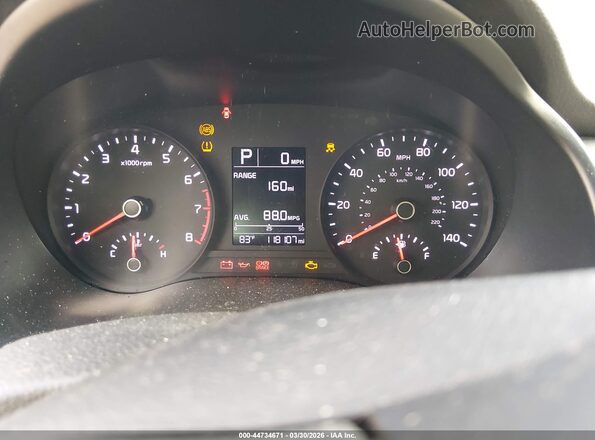 3KPA24AD4LE319548 2020 KIA RIO Black Вид задніх сидінь