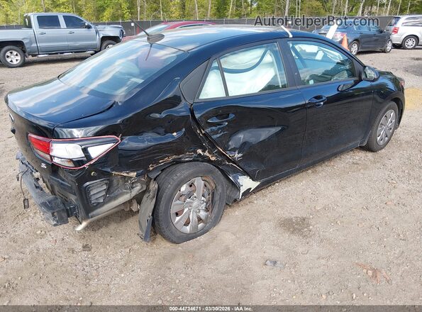 3KPA24AD4LE319548 2020 KIA RIO Black Задня права чверть