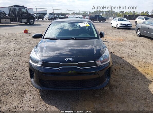 3KPA24AD4LE319548 2020 KIA RIO Black Вид задньої частини салону