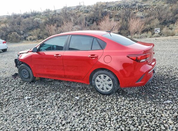 3KPA24AD4ME429243 2021 KIA RIO Red Rear left