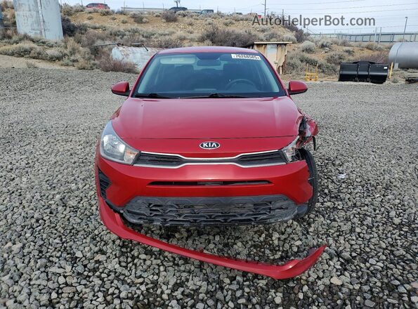 3KPA24AD4ME429243 2021 KIA RIO Red Front view