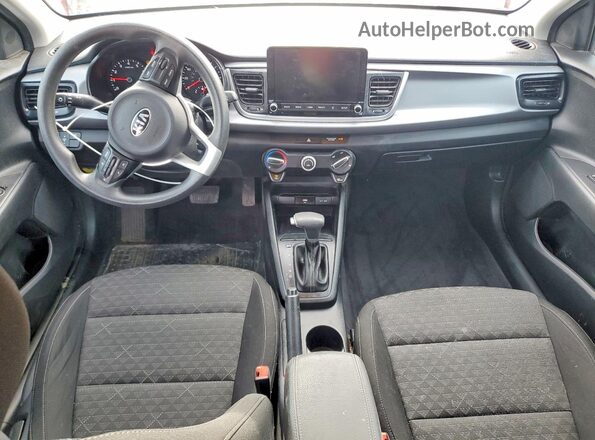 3KPA24AD4ME429243 2021 KIA RIO Red Dashboard view