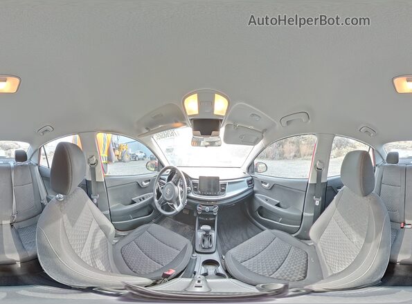 3KPA24AD4ME429243 2021 KIA RIO Red 360 interior view