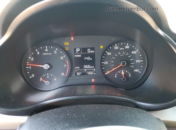 3KPA24AD4NE479111 2022 KIA RIO Silver Widok zestawu wskaźników