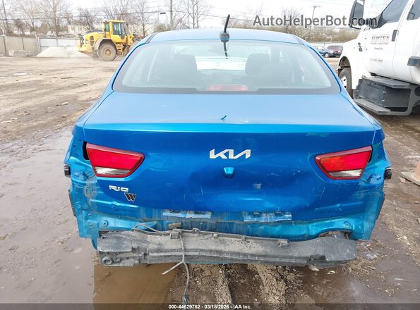 3KPA24AD4NE503276 2022 KIA RIO Синий Вид спереди