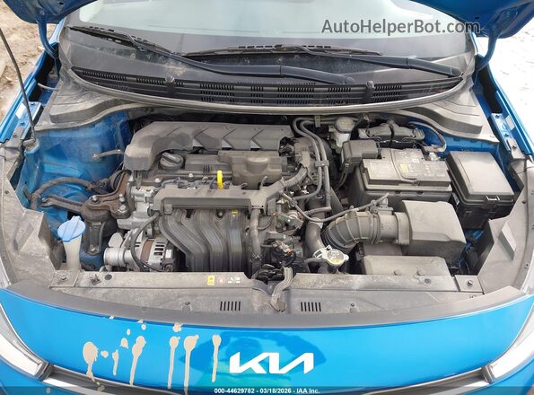3KPA24AD4NE503276 2022 KIA RIO Синий Вид сзади